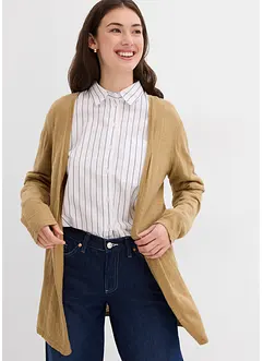 Strickjacke aus reiner Baumwoll-Slub Qualität, bonprix