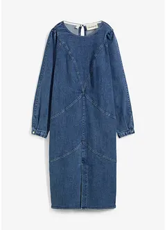 Robe midi en jean, bonprix