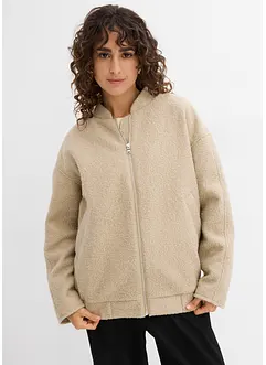 Veste en polaire peluche, bonprix