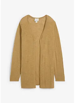 Strickjacke aus reiner leichter Baumwoll-Slub Qualität, bonprix