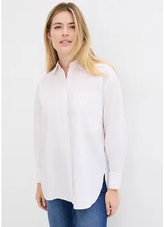 Gestreifte Hemd-Bluse, bonprix