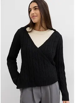 Kapuzenpullover mit asymmetrischem Saum, bonprix