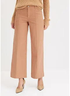 Pantalon twill avec passepoil, bonprix