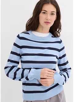 Pullover mit leichten Ballonärmeln, Langarm, bonprix