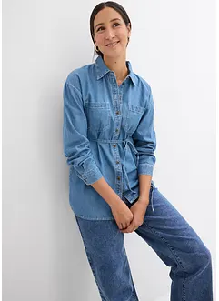 Umstands- und Stilljeanshemd aus reiner Baumwolle, bonprix