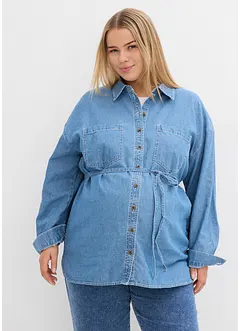 Chemise de grossesse et d'allaitement en jean 100% coton, bonprix