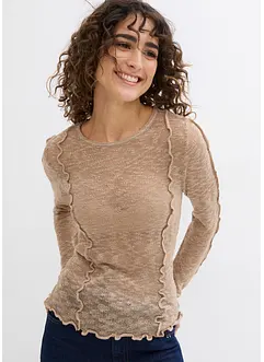 Strickshirt mit Strukturmuster, bonprix