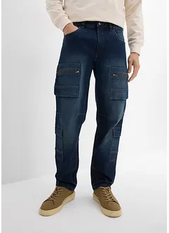 Jean cargo droit, Loose Fit, bonprix