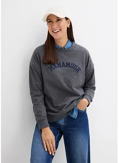 Sweat-shirt de grossesse et d'allaitement avec fermetures zippées, bonprix