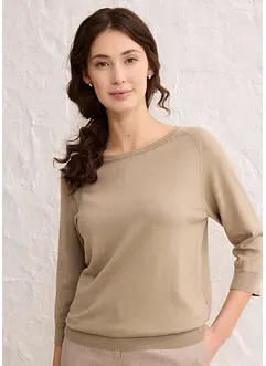 Pullover mit Seidenanteil, bonprix