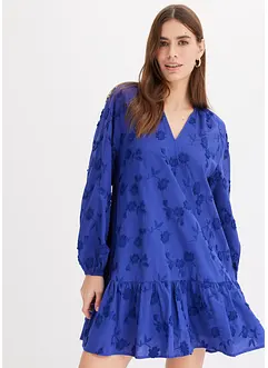 Robe avec fleurs appliquées, bonprix