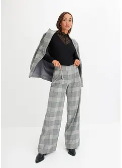 Pantalon large à carreaux, bonprix