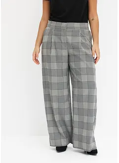 Pantalon large à carreaux, bonprix