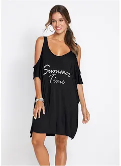 Transparentes Strandkleid aus Viskose, bonprix