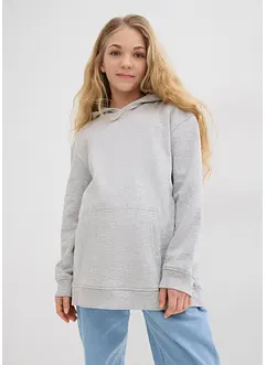 Sweat coton à capuche oversize, bonprix