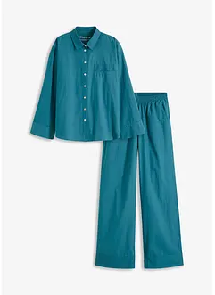 Gewebter oversized Pyjama aus Baumwolle, bonprix