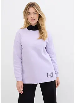 Sweatshirt aus Baumwoll-Mix mit Vokuhila Saum, bonprix