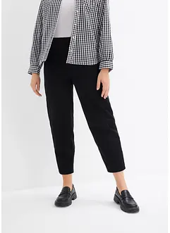 Pantalon à enfiler en coton élastiqué, bonprix