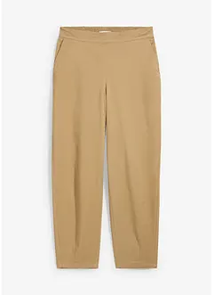 Pantalon à enfiler en coton élastiqué, bonprix