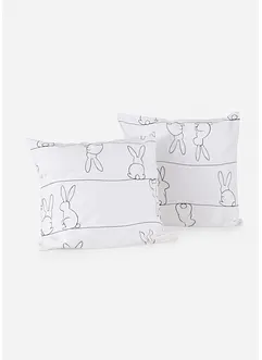 Housse de coussin motif lapins, bonprix