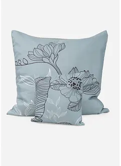 Housse de coussin à motif floral, bonprix