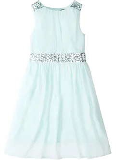 Chiffonkleid mit Paillettenband, bonprix