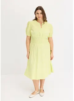 Robe midi à taille élastiquée, bonprix