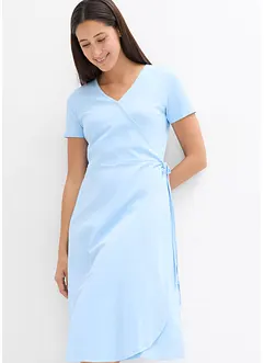 Jerseykleid mit Wickeldetail, bonprix