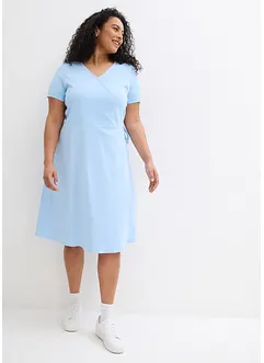 Jerseykleid mit Wickeldetail, bonprix