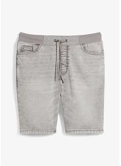 Schlupf Stretch-Jeans-Bermuda, Regular Fit, bonprix