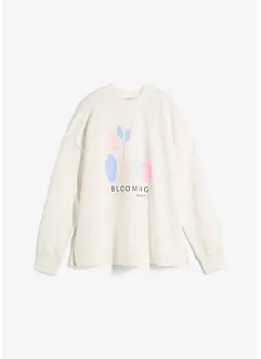 Oversize-Sweatshirt aus Baumwoll-Mix, bonprix
