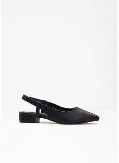 Slingpumps mit flachem Absatz, bonprix