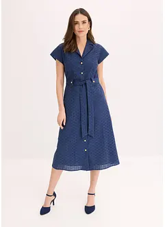 Robe-chemise en broderie anglaise, bonprix