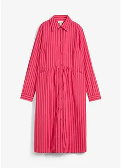 Kleid mit Hemdkragen aus reiner Baumwolle, bonprix