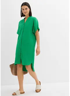 Hemdblusenkleid aus reiner Baumwolle, bonprix