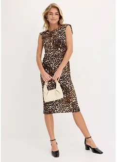 Midikleid mit Raffung, bonprix
