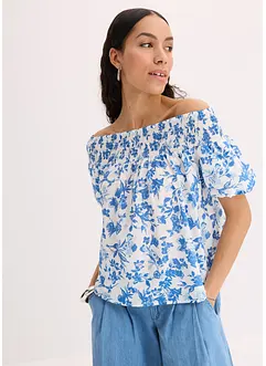 Blouse encolure Bardot, bonprix