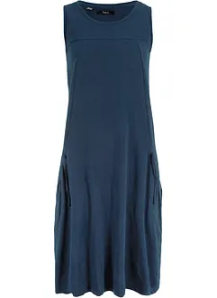 Baumwoll-Jerseykleid mit Taschen, bonprix