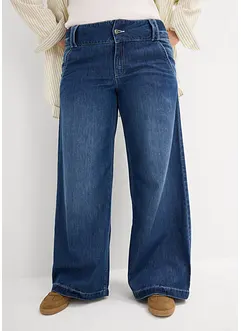 Wide-Leg-Jeans High Waist, Super Soft, bonprix