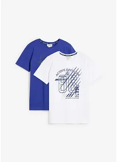 T-Shirt aus reiner Bio-Baumwolle (2er Pack), bonprix