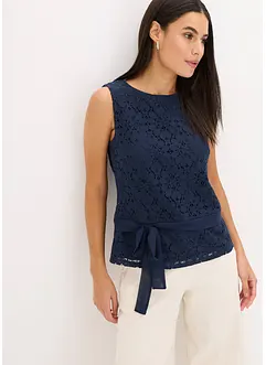 Top en dentelle, bonprix