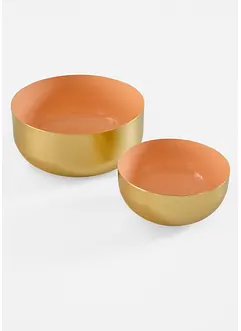 Lot de 2 coupelles déco, bonprix