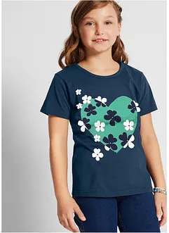 T-Shirt aus reiner Bio-Baumwolle(2er Pack), bonprix