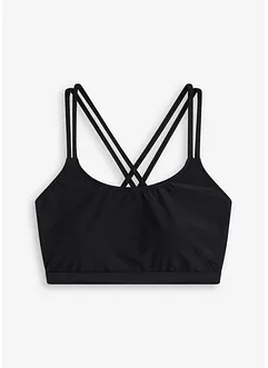 Bustier-Bikinioberteil mit gekreuzten Trägern, bonprix