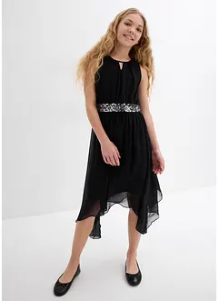 Robe en crêpe à sequins, bonprix