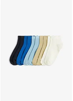 Lot de 10 paires de chaussettes courtes avec coton, bonprix