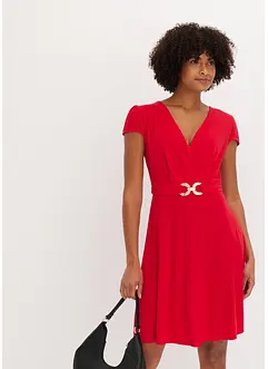 Robe en jersey à boucle décorative, bonprix