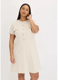 Kurzes Kleid mit leicht ausgestelltem Rockteil, bonprix