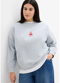 Sweat oversize 100% coton, bonprix