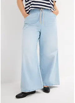 Wide-Leg-Jeans, Mid Waist, Bequembund, bonprix